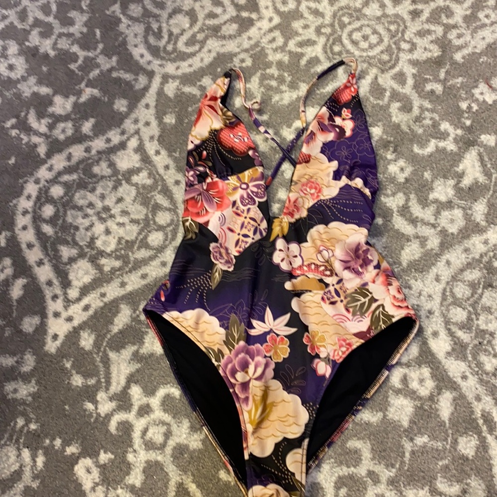 Zara one piece bathing suit